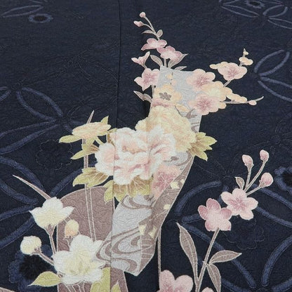 【中古】六花-RIKKA- 美品 正絹 やまと誂製 訪問着 着物 A4468