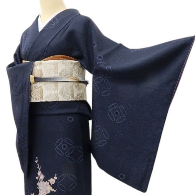 【中古】六花-RIKKA- 美品 正絹 やまと誂製 訪問着 着物 A4468