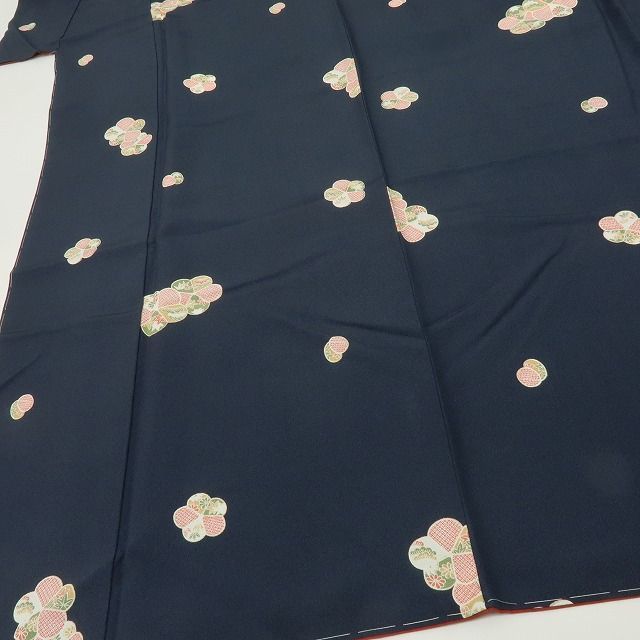 【新古品】六花-RIKKA- 新品 正絹 飛び柄 仕付け糸付 小紋 着物 A4475