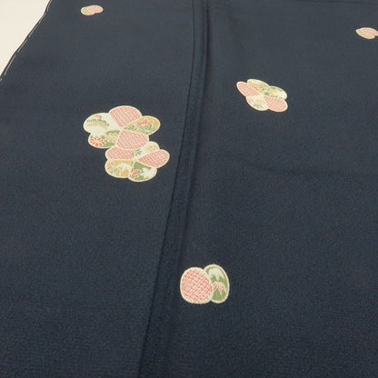 【新古品】六花-RIKKA- 新品 正絹 飛び柄 仕付け糸付 小紋 着物 A4475