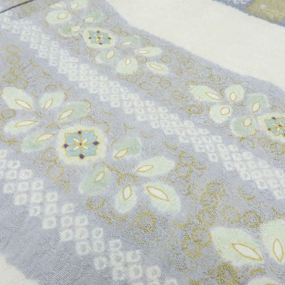 【中古】六花-RIKKA- 正絹 絞り 刺繍 トールサイズ  訪問着 着物 A4502