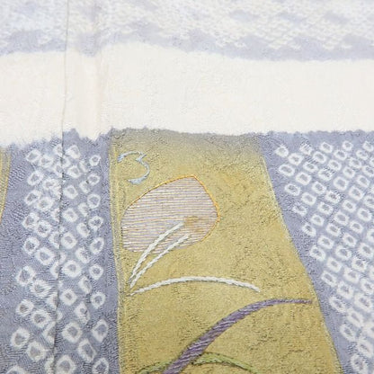 【中古】六花-RIKKA- 正絹 絞り 刺繍 トールサイズ  訪問着 着物 A4502