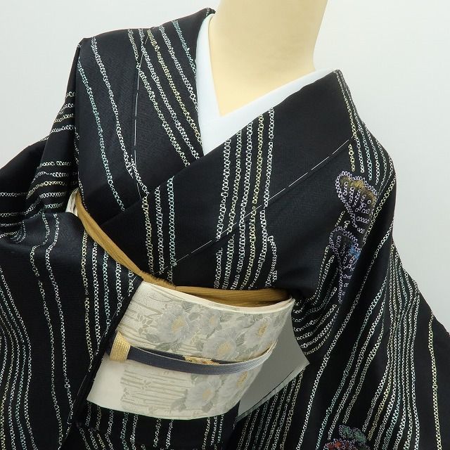 【新古品】六花-RIKKA- 新品 正絹 絞り トールサイズ 仕付け糸付 訪問着 着物