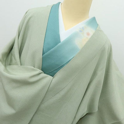 【中古】六花-RIKKA- 美品 正絹 ロング丈　優しく薫る春の友　道中着 着物 A4604