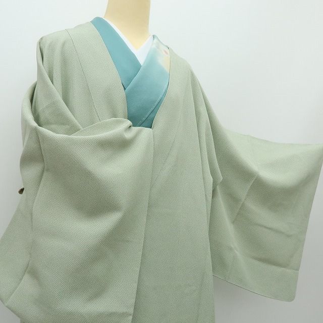 【中古】六花-RIKKA- 美品 正絹 ロング丈　優しく薫る春の友　道中着 着物 A4604