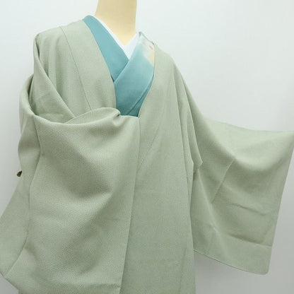 【中古】六花-RIKKA- 美品 正絹 ロング丈　優しく薫る春の友　道中着 着物 A4604