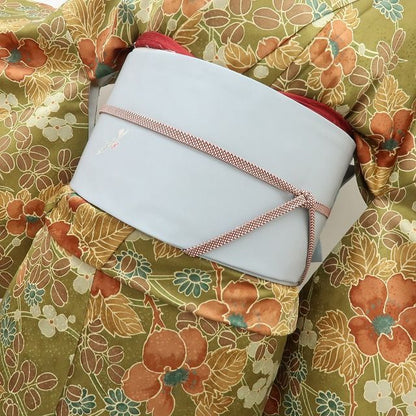 【中古】六花-RIKKA- 美品 正絹 作家物落款 なごや帯 着物 A4625