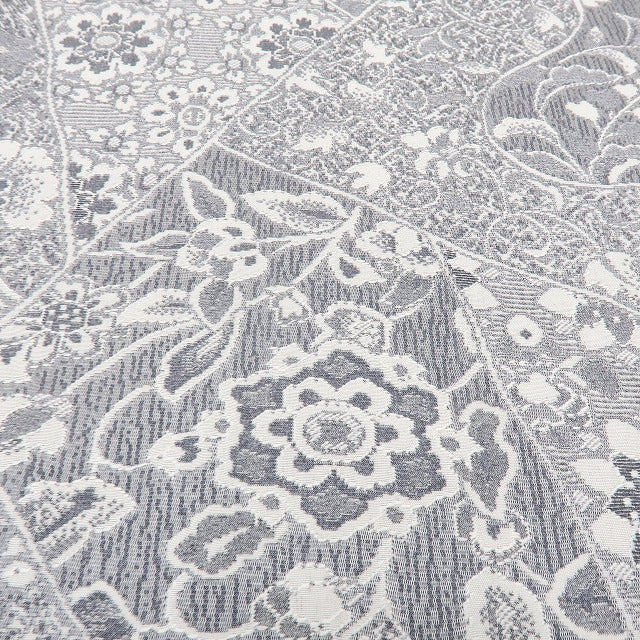 六花-RIKKA- 新品 正絹 天目織 雪の中の万華鏡☆ 手縫い仕立て お召 着物 A5923