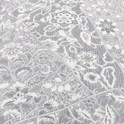 六花-RIKKA- 新品 正絹 天目織 雪の中の万華鏡☆ 手縫い仕立て お召 着物 A5923