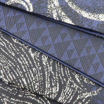 六花-RIKKA- 新品 正絹 ネイビーに、粋をひとさじ♪ 着物 訪問着 小紋 袋帯 A5949