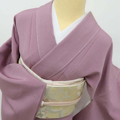 六花-RIKKA- 新品 正絹 金彩友禅 和田光正落款 さが美謹製 松や波、鶴の内なる輝き！ 仕付け糸付 色留袖 着物 A5954