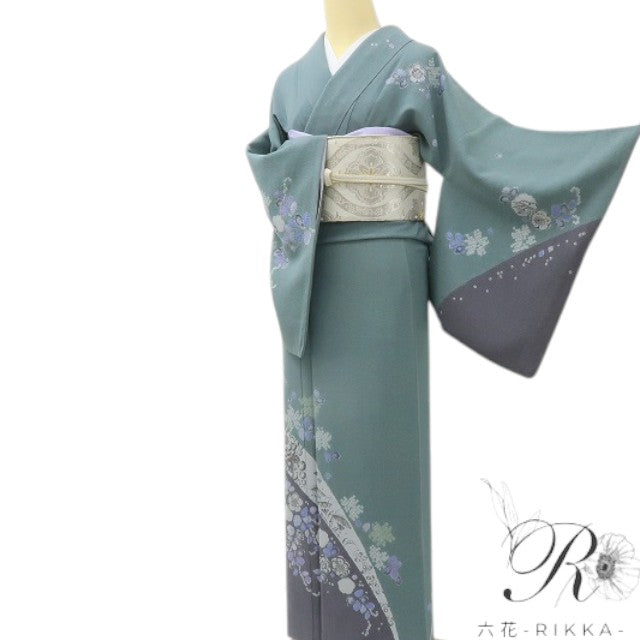 六花-RIKKA- 美品 正絹 大脇一心落款 辻が花 絞り まとう、夢のつづき。訪問着 着物 A5959