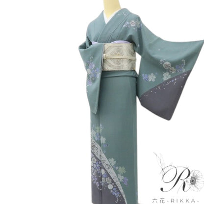 六花-RIKKA- 美品 正絹 大脇一心落款 辻が花 絞り まとう、夢のつづき。訪問着 着物 A5959
