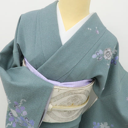 六花-RIKKA- 美品 正絹 大脇一心落款 辻が花 絞り まとう、夢のつづき。訪問着 着物 A5959