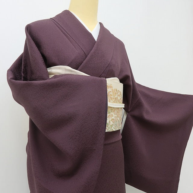 六花-RIKKA- 美品 正絹 耀編蝋纈 一乃倉 視線を奪う、夕暮れ時の幻想☆ トール・ワイドサイズ 付下げ 着物 A5961