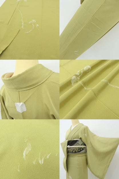 六花-RIKKA- 新品 正絹 仕付け糸付 それクラゲ？いいえ、笠松です！ 訪問着 着物 A5965