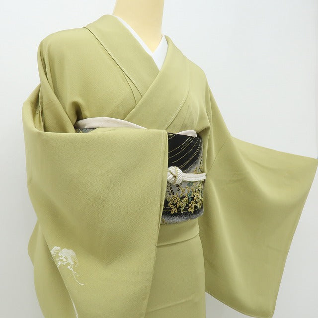 六花-RIKKA- 新品 正絹 仕付け糸付 それクラゲ？いいえ、笠松です！ 訪問着 着物 A5965