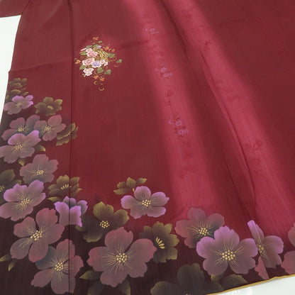 六花-RIKKA- 美品 正絹 やまと誂製 刺繍 トールサイズ 即完成！憧れの着物美人☆ 訪問着・袋帯 ２点セット 着物 A5966