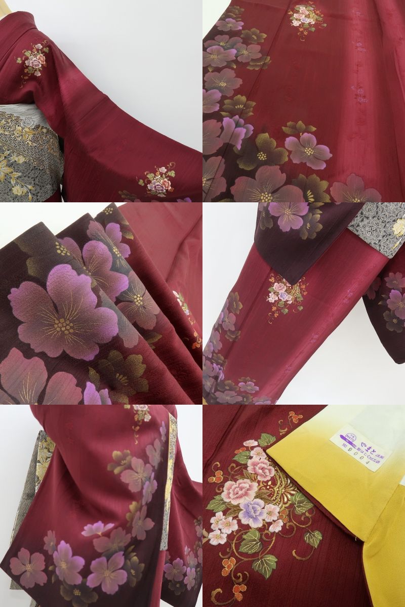 六花-RIKKA- 美品 正絹 やまと誂製 刺繍 トールサイズ 即完成！憧れの着物美人☆ 訪問着・袋帯 ２点セット 着物 A5966