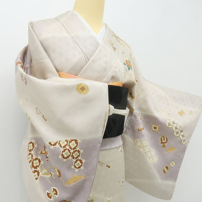 六花-RIKKA- 正絹 小田急謹製 宝尽くし 訪問着 宝ものをまとう、大人の上品！ 着物 A5967-1