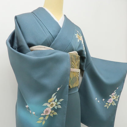 六花-RIKKA- 美品未着用 正絹 大人の甘辛 万葉讃歌 訪問着 着物 A5971