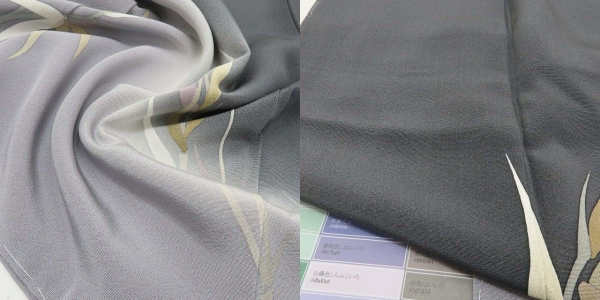 六花-RIKKA- 新品 正絹 仕付け糸付 トールサイズ 竹、すっと。粋にキマる！ 訪問着 着物 A5972