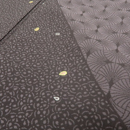 六花-RIKKA- 新品 正絹 螺鈿 仕付け糸付 きらめきを秘めた葡萄鼠色の万華鏡☆彡 お召訪問着 着物 A5978