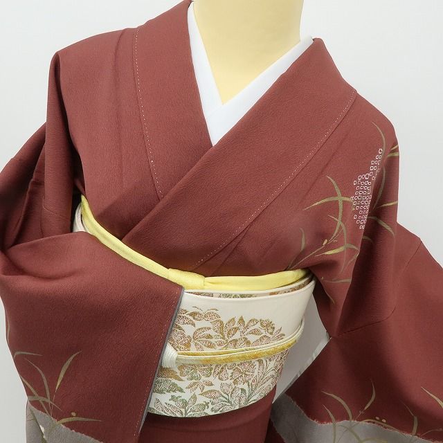 六花-RIKKA- 美品 正絹 デザイナー コシノヒロコ 兎 大人の遊び心に火をつける！甘くないウサギ♪ トールサイズ 訪問着 着物 A5983