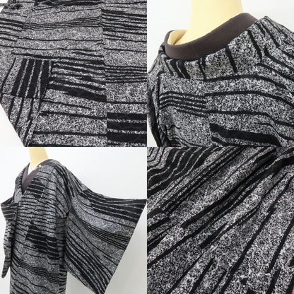 六花-RIKKA- 美品 正絹 ロング丈 甘さを隠してクールに立つ！ 道中着 着物 A5991