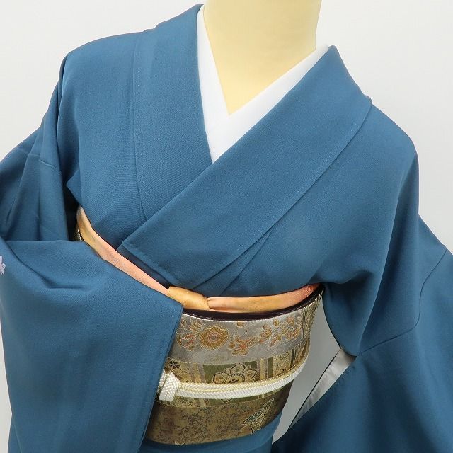 六花-RIKKA- 美品 正絹 十日町友禅 岡村蒼風落款 記憶を辿る満月☆ 色留袖 着物 A5995