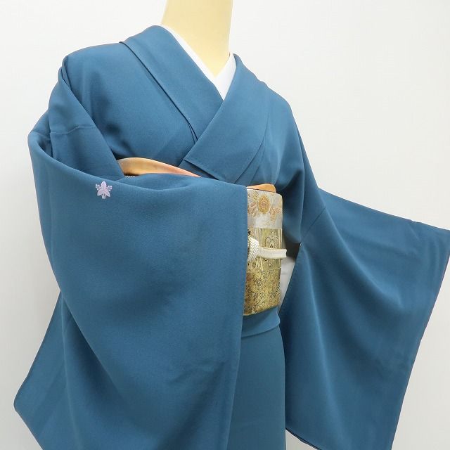 六花-RIKKA- 美品 正絹 十日町友禅 岡村蒼風落款 記憶を辿る満月☆ 色留袖 着物 A5995