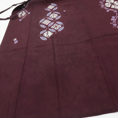 六花-RIKKA- 美品 正絹 ロング丈 絞り染め ほどよい甘さと、粋な遊び心♪ 道中着 着物 和装コート A6004