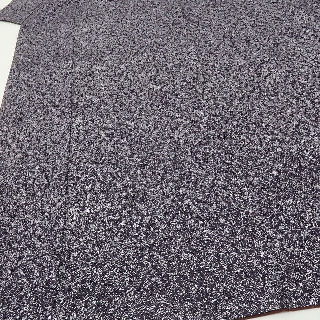 六花-RIKKA- 美品 正絹 伝統工芸士 田島敬之落款 大根とおろし金☆ トール・ワイドサイズ 江戸小紋 着物 A6013