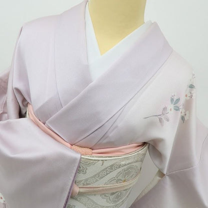 六花-RIKKA- 正絹 桜 訪問着 はんなりマジックに波と清らかな笑顔☆ 着物 A6017