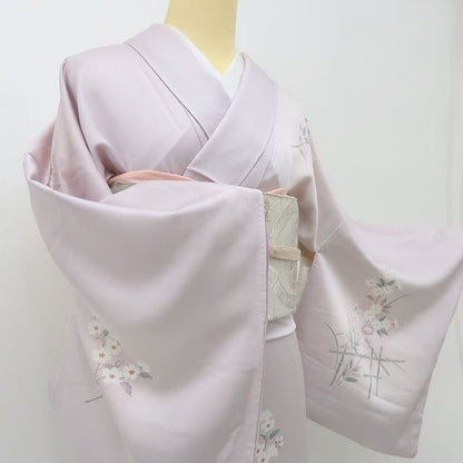 六花-RIKKA- 正絹 桜 訪問着 はんなりマジックに波と清らかな笑顔☆ 着物 A6017