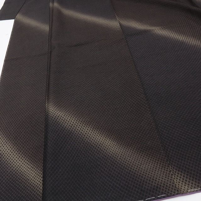 六花-RIKKA- 新品 正絹 証紙付 草木染 トールサイズ 赤城紬 静かに見えて、粋を奏でるハンサムな紬♪ 着物 A6022
