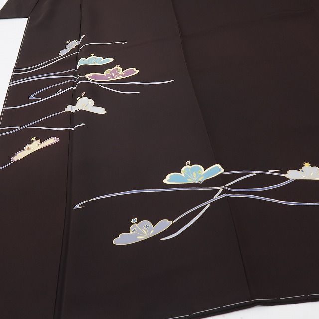 六花-RIKKA- 新品 正絹 トールサイズ 松 仕付け糸付 訪問着 シックに恋して、ポップに弾む♪ 着物 A6026