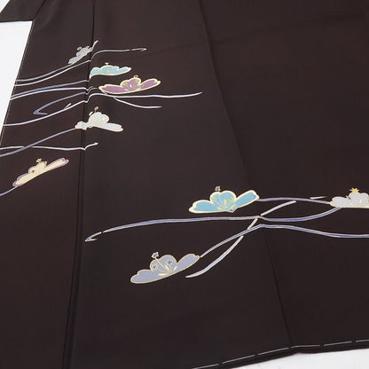六花-RIKKA- 新品 正絹 トールサイズ 松 仕付け糸付 訪問着 シックに恋して、ポップに弾む♪ 着物 A6026