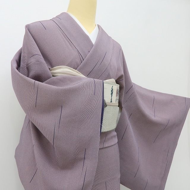 六花-RIKKA- 美品 正絹 作家物落款 万筋 ドラマチック☆粋と伝統のストーリー 伝統工芸品 江戸小紋 着物 A6039