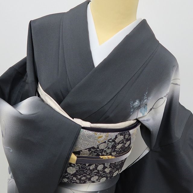 六花-RIKKA- 美品 正絹 トールサイズ 甘さを抑えた大人の美しさ☆ 訪問着 着物 A6064