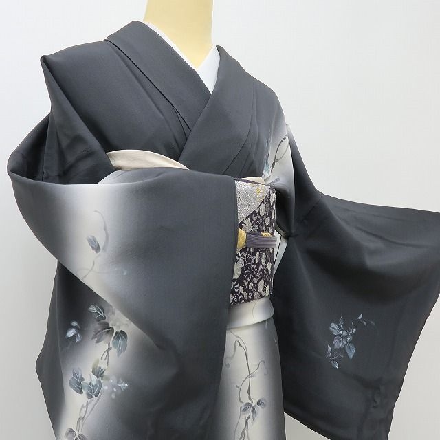 六花-RIKKA- 美品 正絹 トールサイズ 甘さを抑えた大人の美しさ☆ 訪問着 着物 A6064