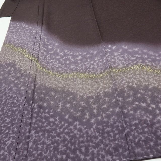 六花-RIKKA- 新品 正絹 やまとゴールドラベル 刺繍 纏う、きらめく星空のドラマ！ トール・ワイドサイズ 仕付け糸付 訪問着 着物 A6070