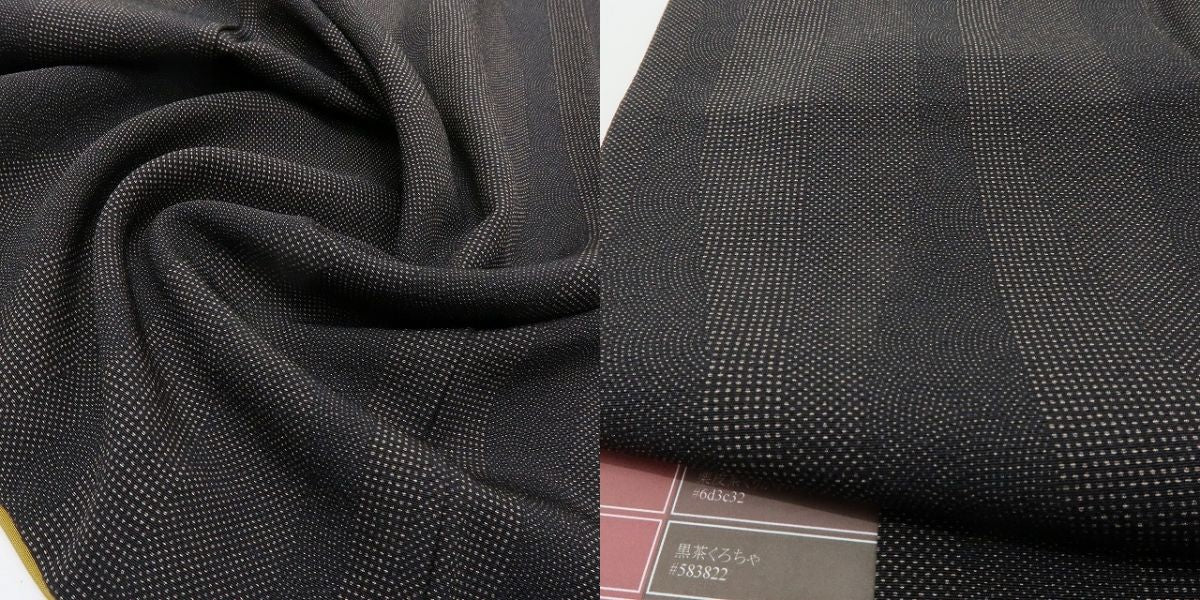 六花-RIKKA- 美品 正絹 染士 服部光擴 彫士 住田双光 落款 粋に着るなら、やっぱりコレ！な一枚♪ 江戸小紋 着物 A6089