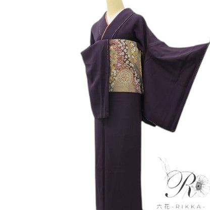 六花-RIKKA- 新品 正絹 やまと誂製 ３点セット 即、ドレスアップ☆ 色無地・袋帯・道行コート 着物 A6090