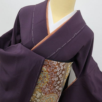 六花-RIKKA- 新品 正絹 やまと誂製 ３点セット 即、ドレスアップ☆ 色無地・袋帯・道行コート 着物 A6090