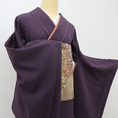 六花-RIKKA- 新品 正絹 やまと誂製 ３点セット 即、ドレスアップ☆ 色無地・袋帯・道行コート 着物 A6090