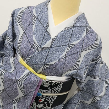 六花-RIKKA-  新品 正絹 仕付け糸付 大人の遊び心を、上品に♪ 小紋 A6112