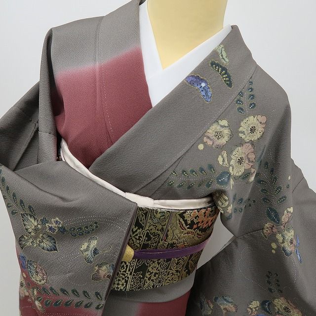 六花-RIKKA- 美品 正絹 辻が花 トールサイズ 大人のロマン、辻ヶ花に咲く！ 訪問着 着物 A6126