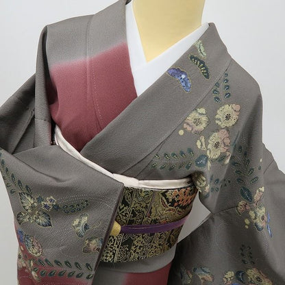 六花-RIKKA- 美品 正絹 辻が花 トールサイズ 大人のロマン、辻ヶ花に咲く！ 訪問着 着物 A6126