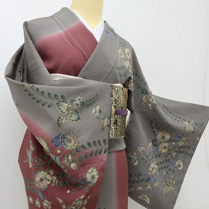 六花-RIKKA- 美品 正絹 辻が花 トールサイズ 大人のロマン、辻ヶ花に咲く！ 訪問着 着物 A6126
